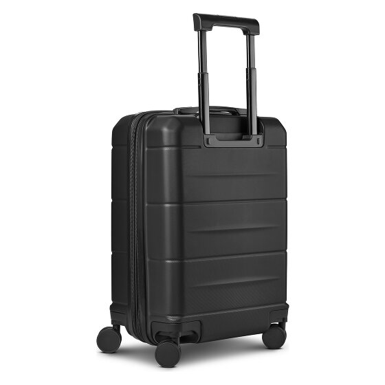 Police London 4 wielen Cabinewagen 55 cm Laptopvak met uitbreidingsplooi