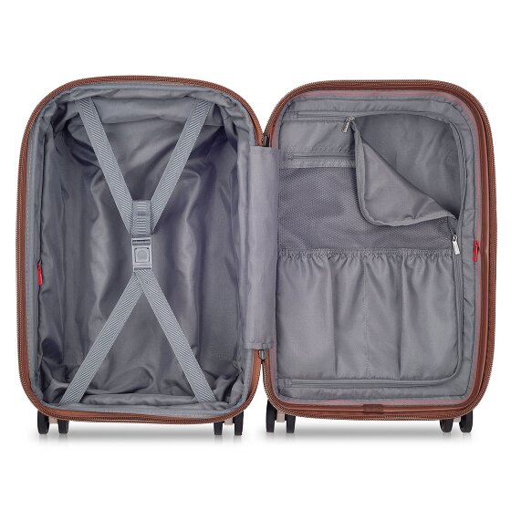 Delsey Paris Carrousel 4 wielen Cabinewagen 55 cm met uitbreidingsplooi