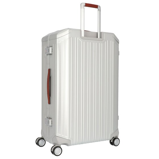 Piquadro Aluminium Trolley met 4 wielen, 79 cm