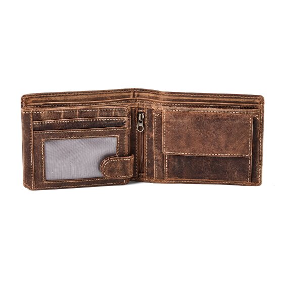 Greenburry Karpfen Portemonnee Leer 12.5 cm