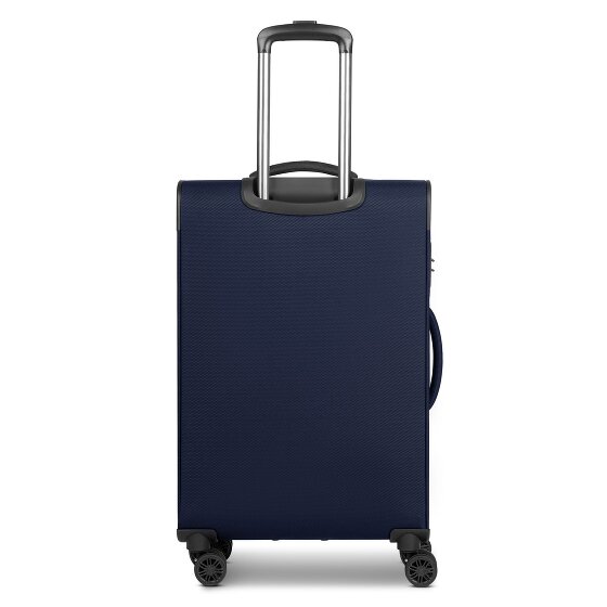 bugatti Valencia Soft 4 wielen Trolley M 65 cm met uitbreidingsplooi