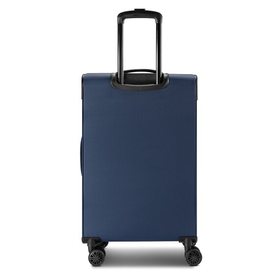 bugatti Valencia Soft 4 wielen Trolley M 65 cm met uitbreidingsplooi