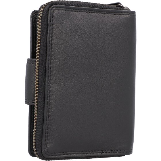 Greenburry Sponsachtig portefeuille leer 9,5 cm