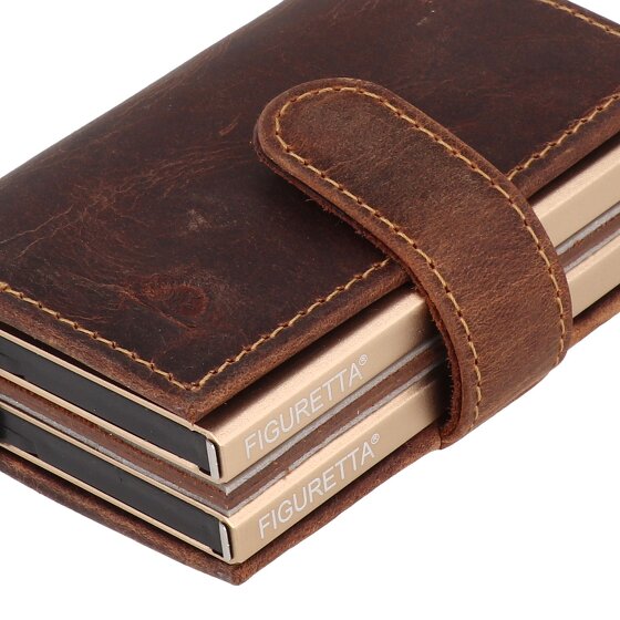Greenburry Vintage Portemonnee RFID-bescherming Leer 8 cm