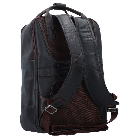 The Chesterfield Brand Wax Pull Up Zakelijke rugzak Leer 40 cm Laptop compartiment