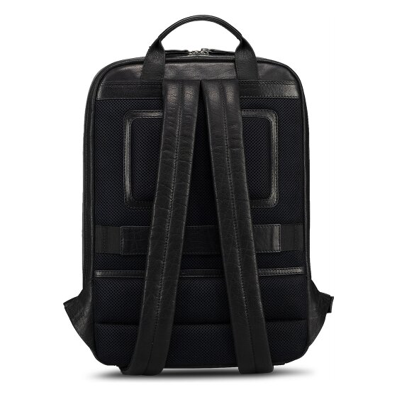 Jost Glasgow Dagrugzak RFID-bescherming Leder 44 cm Laptopvak