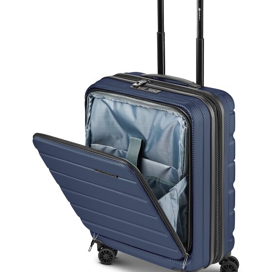Franky Munich 4.0 4 wielen Cabinewagen 55 cm Laptopvak met uitbreidingsplooi