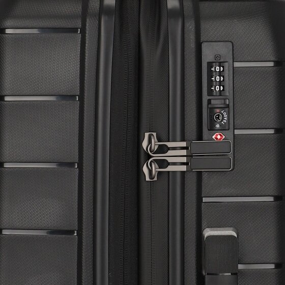 Travelite mooby 4 wielen Trolley M 66 cm met uitbreidingsplooi