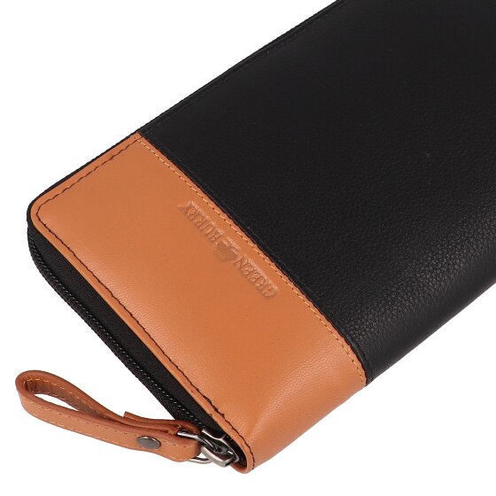 Greenburry Nappa Portemonnee RFID-bescherming Leer 19.5 cm