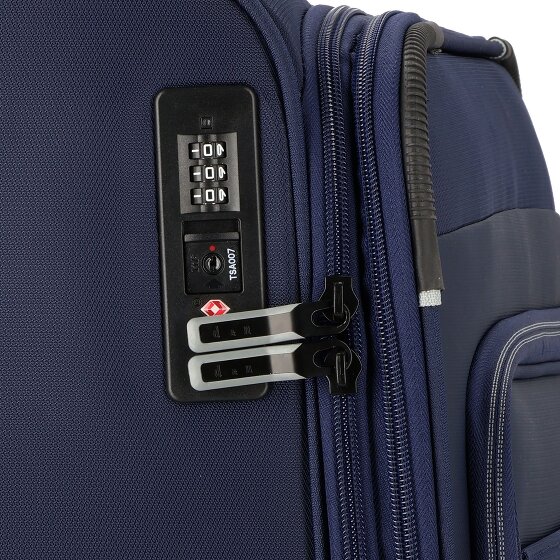 d&n Travel Line 9504 4 wielen Trolley L 76 cm met uitbreidingsplooi