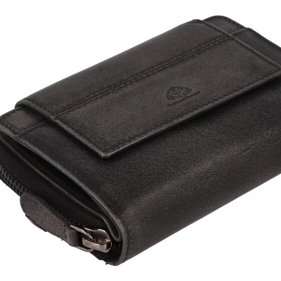 Greenburry Destressed Portemonnee RFID-bescherming Leer 13.5 cm