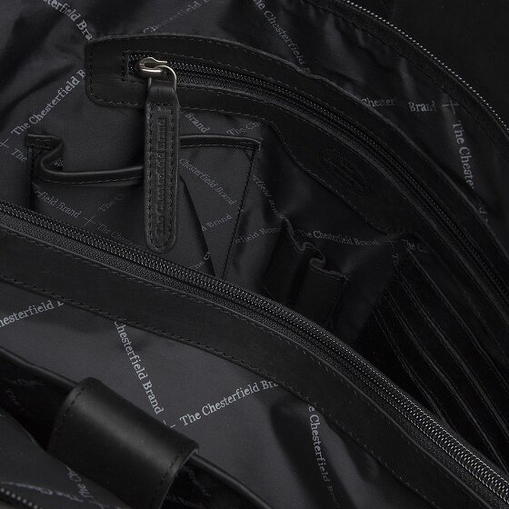 The Chesterfield Brand Wax Pull Up Schoudertas Leer 36 cm Laptop compartiment