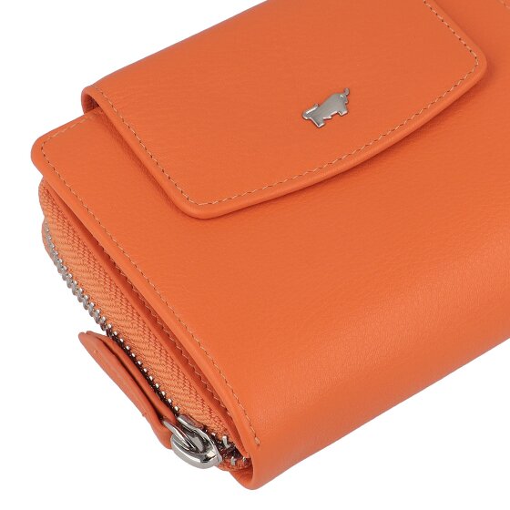 Braun Büffel Joy Portemonnee RFID-bescherming Leer 12 cm
