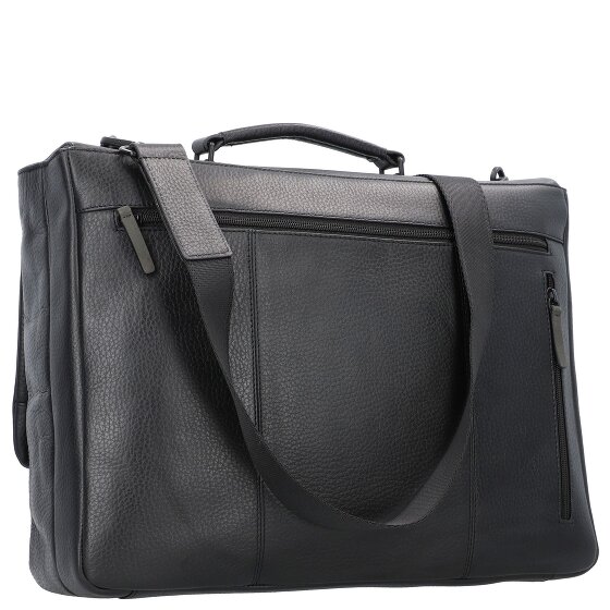 Jost Stockholm Koffer Leer 43 cm Laptop compartiment