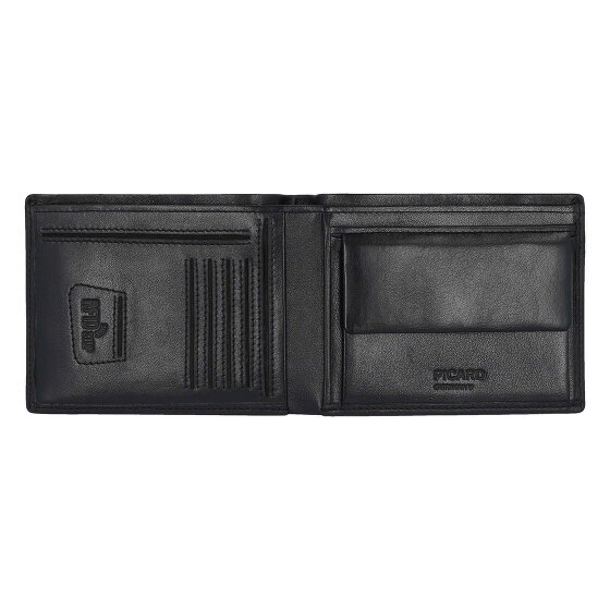 Picard London 1 Portemonnee RFID-bescherming Leer 12.5 cm