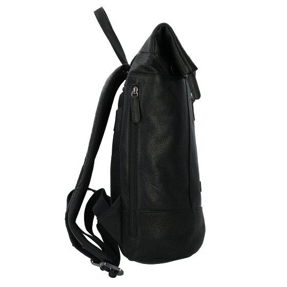 Jack Kinsky Porto Dagrugzak Leer 43 cm Laptop compartiment