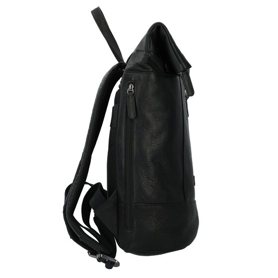 Jack Kinsky Porto Dagrugzak Leer 43 cm Laptop compartiment
