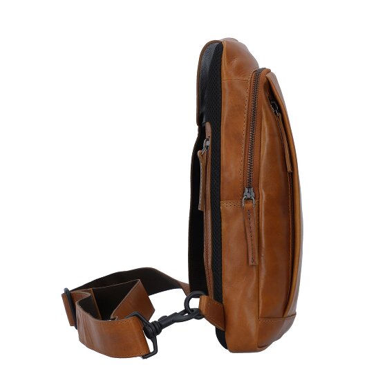 Greenburry Newport schoudertas leer 33 cm