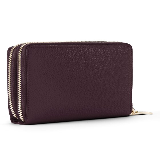 Lazarotti Bologna Leer XL Dubbele Zip-Around Portemonnee RFID Leer 20 cm