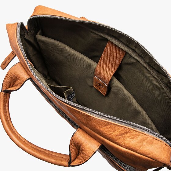 Strellson Hyde Park Charles Koffer Leer 39 cm Laptop compartiment
