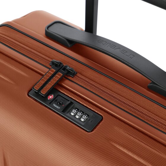 Travelite Dynamiic 4 wielen Cabinewagen 55 cm met uitbreidingsplooi
