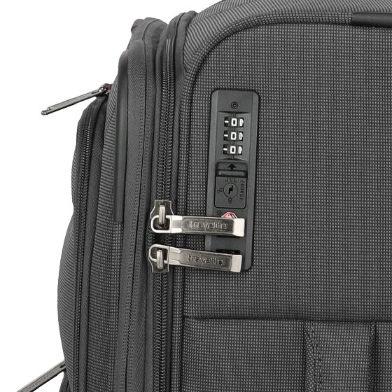 Travelite Cubis 4 wielen Cabinewagen S 55 cm met uitbreidingsplooi