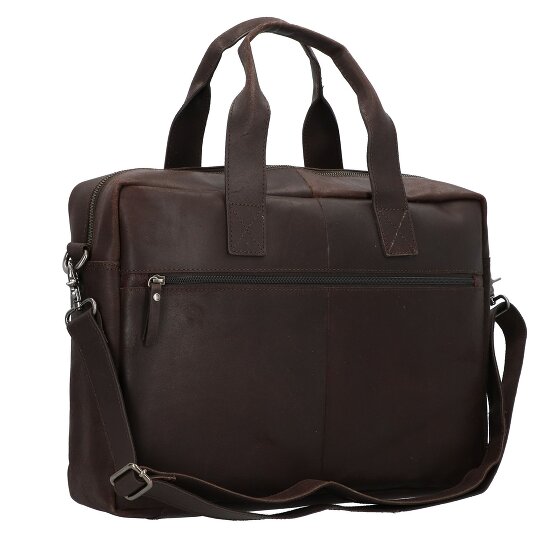 Burkely Vintage River aktetas Leer 41 cm Laptopcompartiment