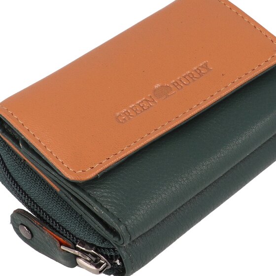 Greenburry Nappa Portemonnee RFID-bescherming Leer 11 cm