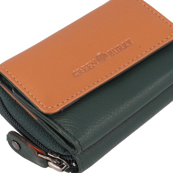 Greenburry Nappa Portemonnee RFID-bescherming Leer 11 cm