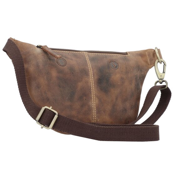 Greenburry Vintage Fanny pack Leer 22 cm
