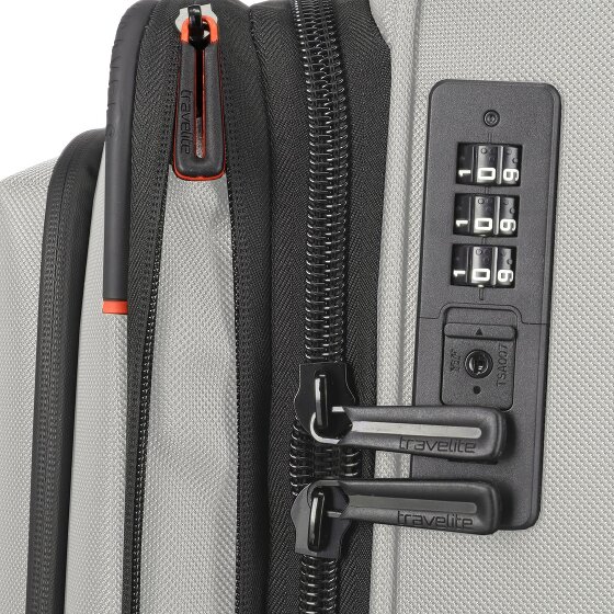 Travelite Crosslite 4 wielen Cabinewagen S 55 cm Laptop compartiment