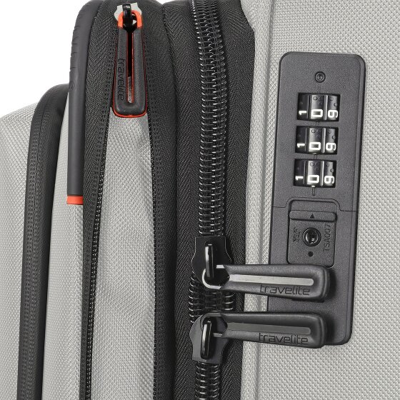 Travelite Crosslite 5.0 4 wielen Cabinewagen S 55 cm Laptop compartiment
