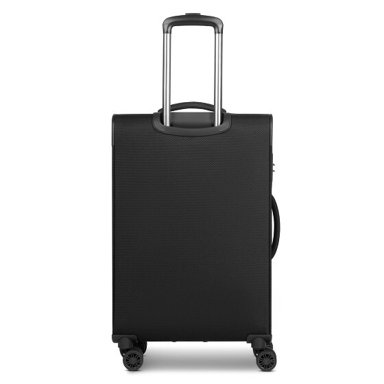 bugatti Valencia Soft 4 wielen Trolley M 65 cm met uitbreidingsplooi
