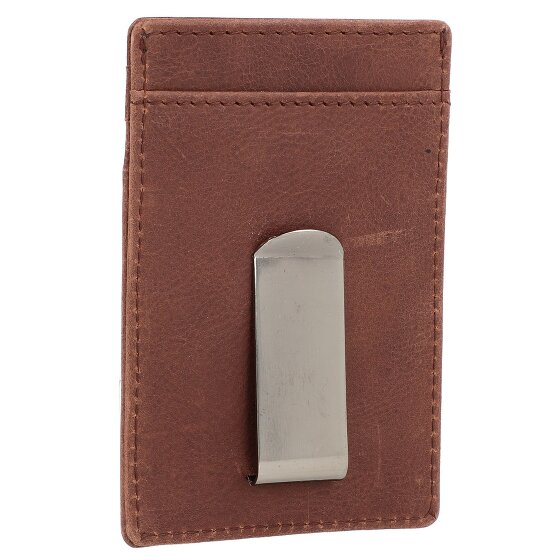 Police PT16-08536 Creditcard etui leer 7 cm met geldclip