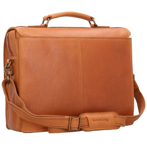 Greenland Nature Nature aktetas RFID Leer 40 cm Laptopcompartiment