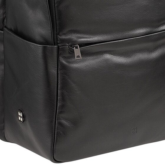 DuDu Sydney Dagrugzak Leer 42 cm Laptop compartiment