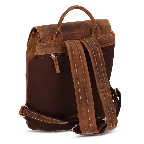 Greenburry Vintage Stad rugzak Leer 35 cm
