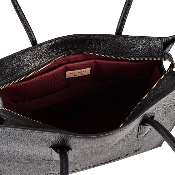 Coccinelle Myrtha Schoudertas Leer 40 cm Laptop compartiment