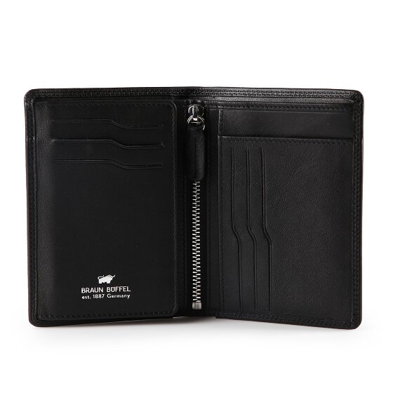 Braun Büffel Golf 3.0 Portemonnee RFID-bescherming Leer 12.5 cm