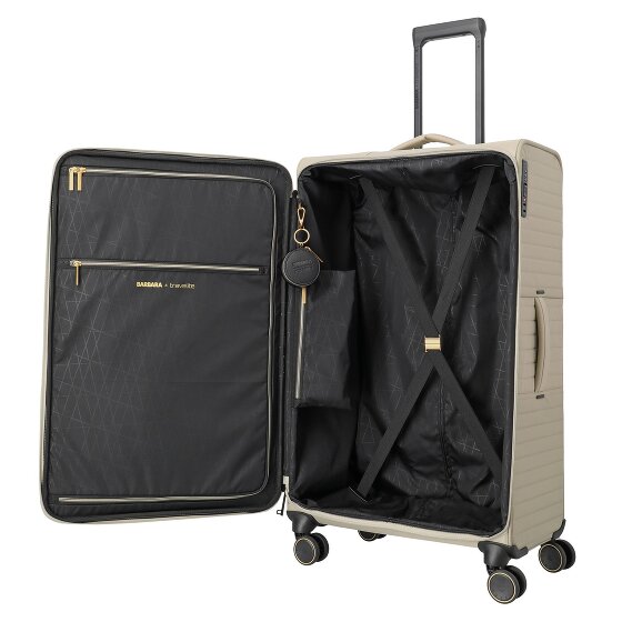 Travelite Barbara 4 wielen Trolley L 80 cm met uitbreidingsplooi