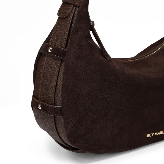 Hey Marly Lifetime Sister Suede Schoudertas M Leder 35 cm