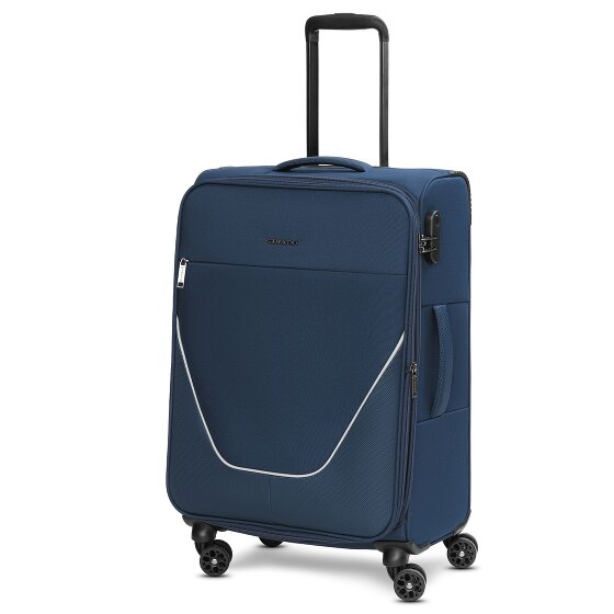 Stratic taska 4-wiel trolley M 65 cm met uitvouwbare plooi