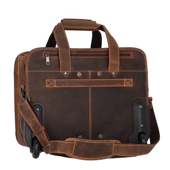 Greenburry Vintage 2 wielen Bedrijfswagen 33 cm Laptop compartiment