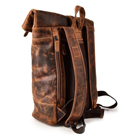 Jack Kinsky Baltimore 15 Zakelijke rugzak Leder 43 cm Laptopvak