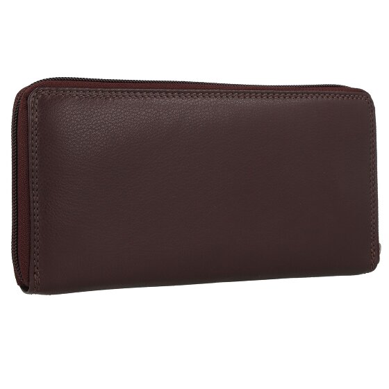 mano Donna Giulia Portemonnee Leer 20 cm