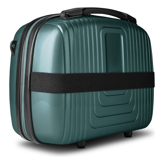 Redolz Essentials 14 kofferset 2 stuks cabine trolley met stretch vouw & beautycase
