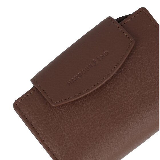 Harbour 2nd Just Pure Portemonnee RFID-bescherming Leer 13 cm
