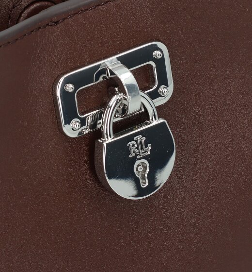 Lauren Ralph Lauren Tanner Mini tas Schoudertas Leer 16 cm