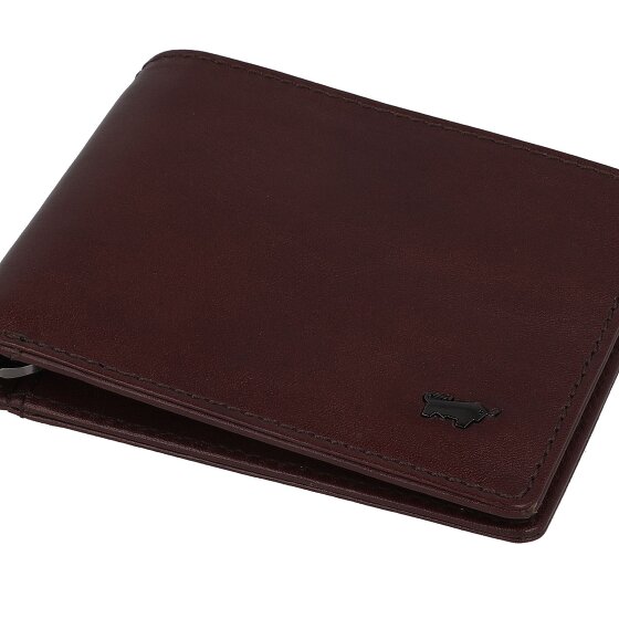 Braun Büffel Land Portemonnee RFID Leer 11 cm met Geldclip
