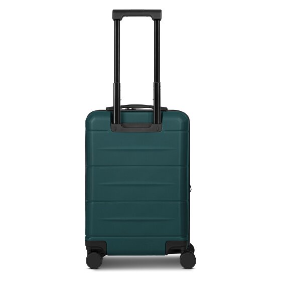 Police London 4 wielen Cabinewagen 55 cm Laptopvak met uitbreidingsplooi